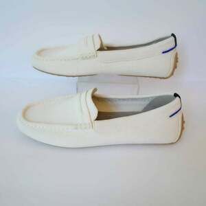 Rothy's Women's  7 Daily Driver Loafer Cream Ivory  Slip On Shoes NEW